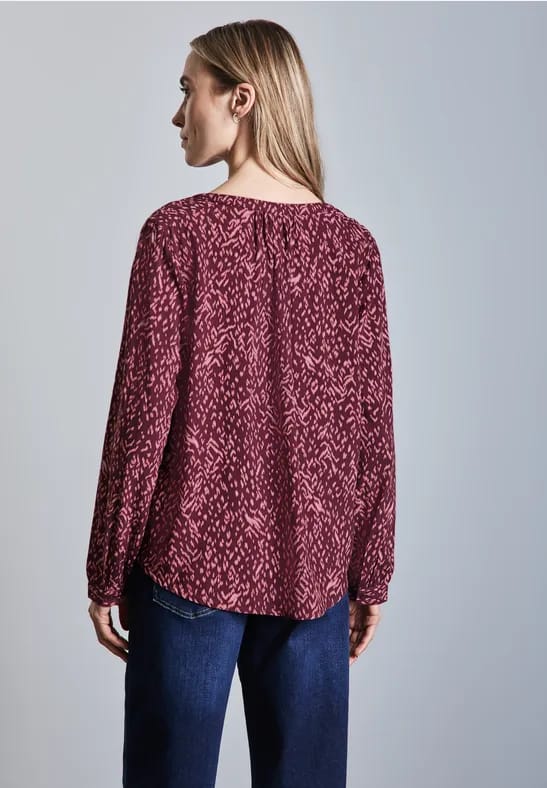 Bedrukte blouse