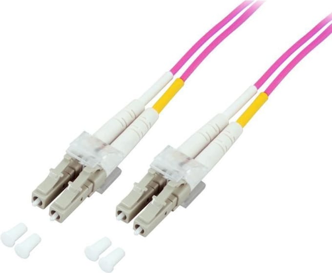 EFB Elektronik O0319.20 Glasvezel kabel 20 meter LC OM4 Violet