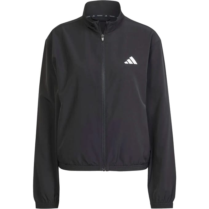 Adidas Performance Train Essentials 3-Stripes Woven Warm-Up Jack - Dames - Zwart