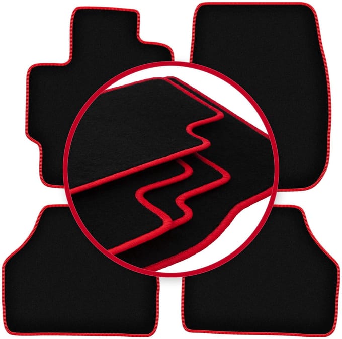 CARLUX-RED automatten voor: Mazda Premacy I minivan (1999-2005)
