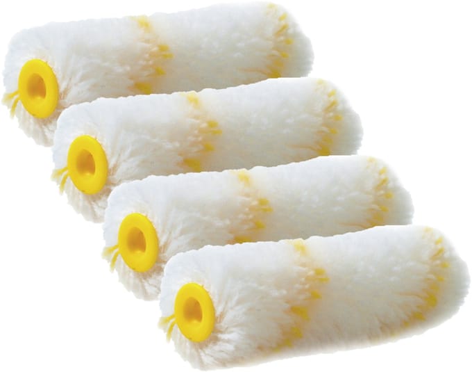 Sorex Muur vacht verfrollers polyacryl - 8x - 4 x 10 cm - wandrollers - Schilders benodigheden