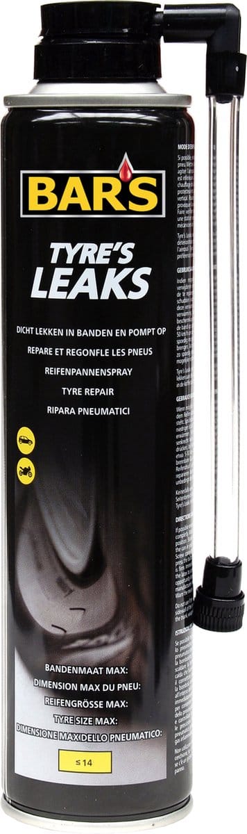 Tyres Leaks 300ml | noodreparatieset lekker band