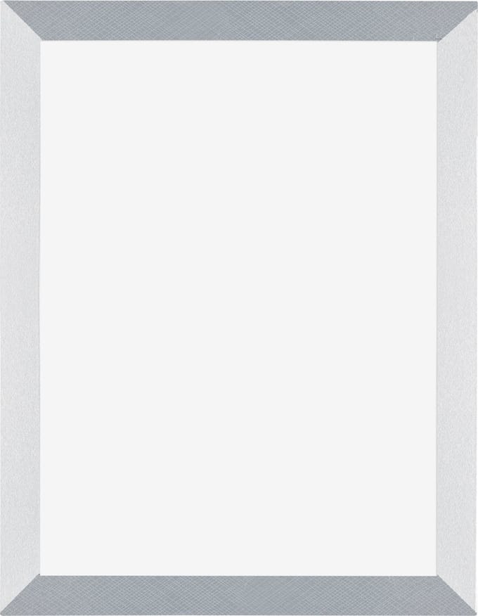 Fotolijst 48x64 cm - MDF - Aluminium Geborsteld - Marseille