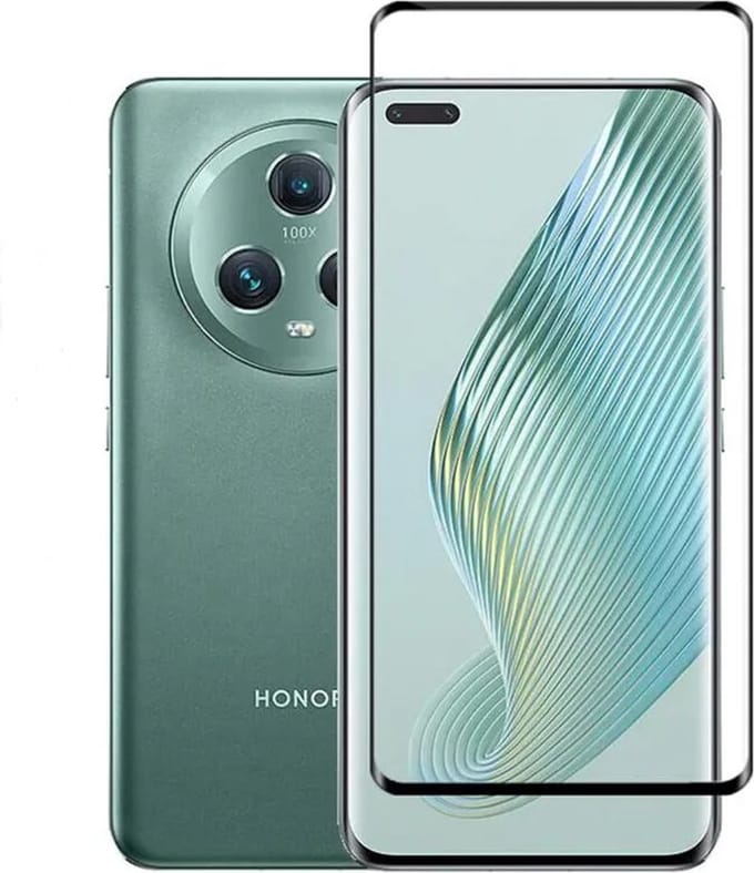 Full Cover Full Glue Glass Screen Protector for Honor Magic5 Pro _ Black