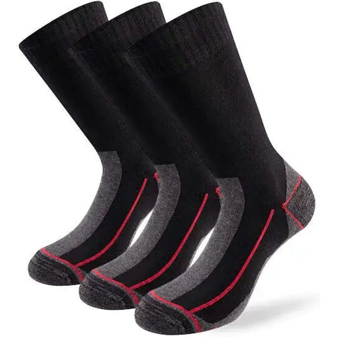 Lenz Performance Multisport Half Lange Sokken 3 Paren Zwart EU 35-38