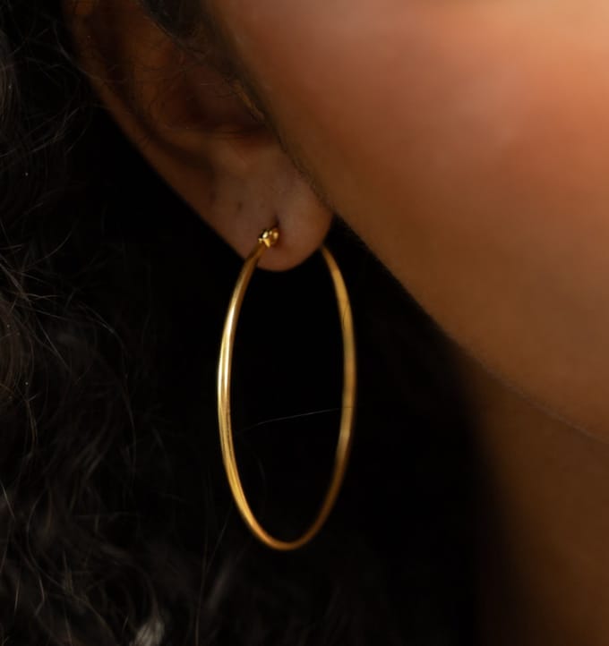 Big hoops Oorringen I 6 cm