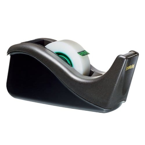 Plakbandhouder Scotch C60 zwart + 1rol magic tape 19mmx33m