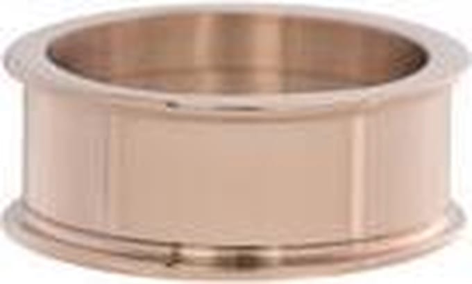 IXXXI Basisring roségoudkleurig 8mm - maat 17