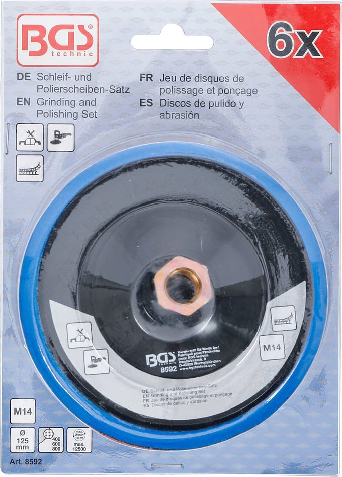 Schuur en polijst set BGS 8592