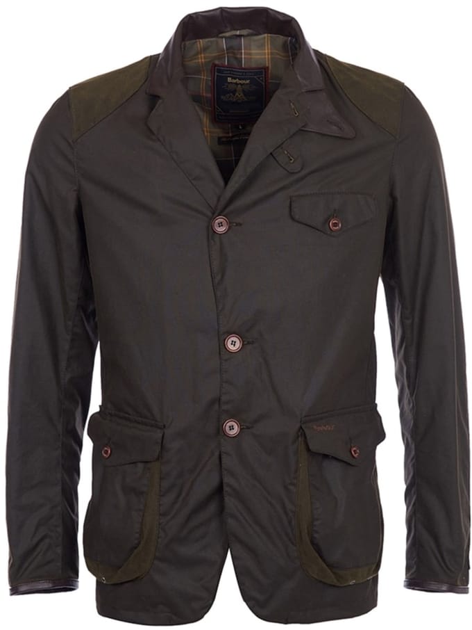 Barbour Beacon sports waxed cotton jacket MWX0007 OL71 OLIVE S