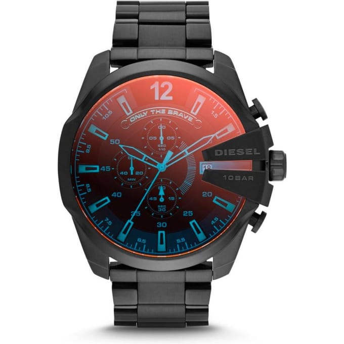 Outlet Special - Diesel Mega Chief DZ4318 Heren Horloge 52mm 10 ATM