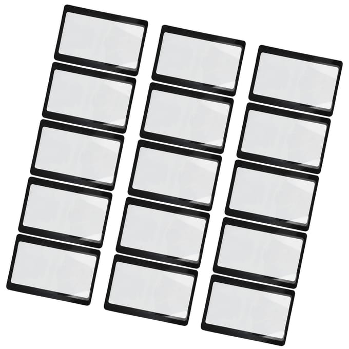 Feuille Loupe Légère Portable Format Carte Loupe pour Maquillage Lecture Petits Caractères