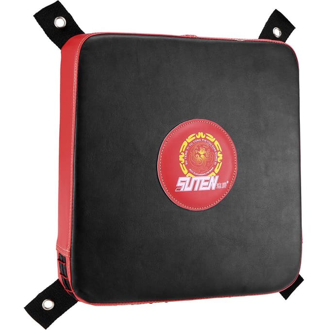 Vierkant schuim ponsmuur boksmuur opvallende kickbag vechtpad massief karate trainingsbord Black Red&3 gray
