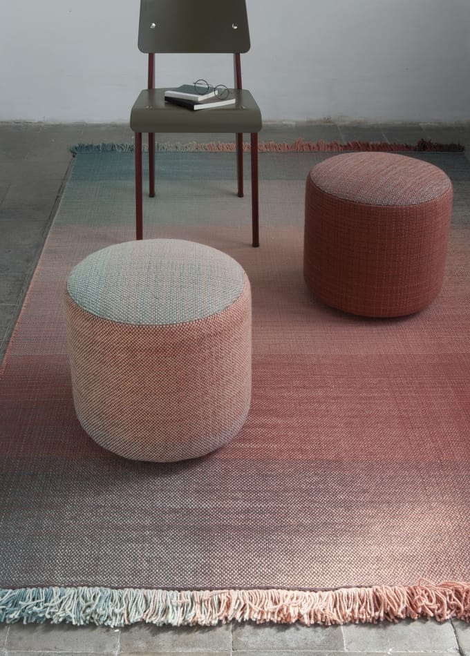 Nanimarquina - Shade Pouf Kruk - Shade Poef 1a - S - meerkleurig
