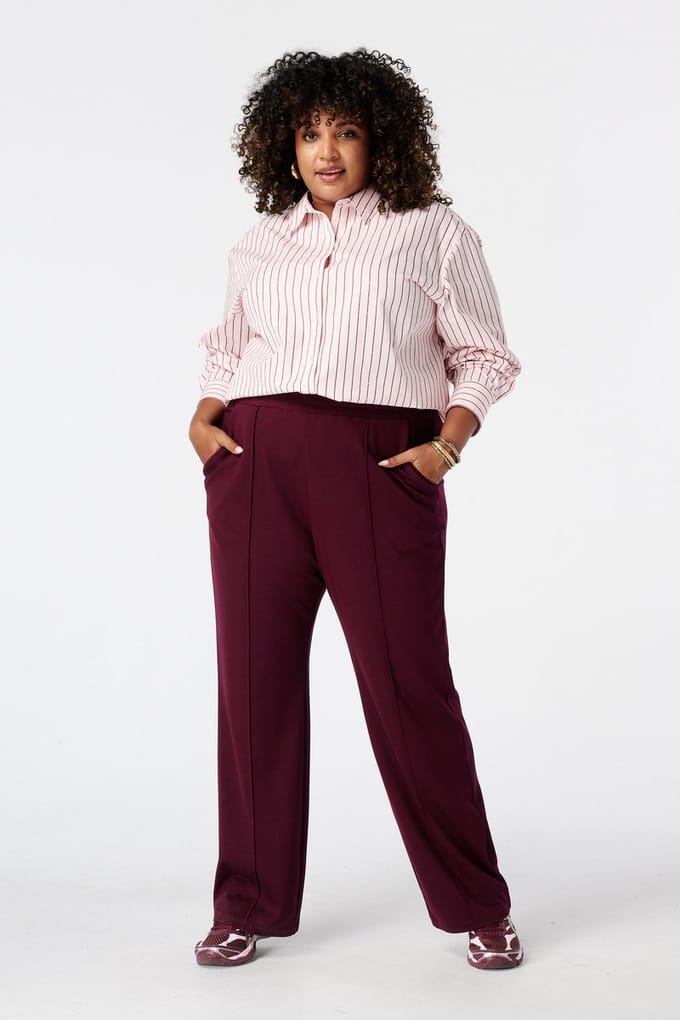 MS Mode Broek Wide leg pantalon