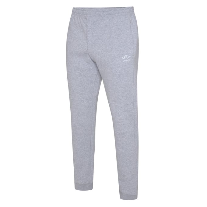 Umbro Heren Club Leisure Joggingbroek (Grijs gemêleerd/wit)