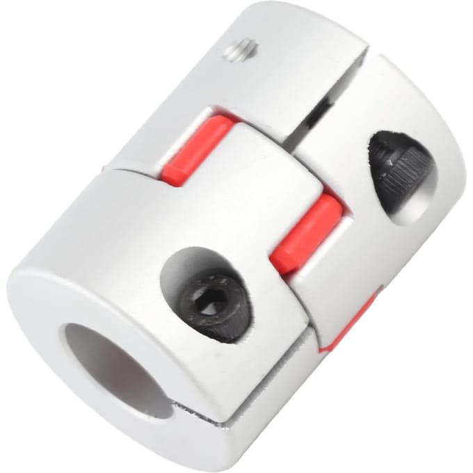 Accouplement Flexible d'Arbre Araignée OD30mm X L40mm Connecteur d'Accouplement pour Moteur Pas à Pas CNC white