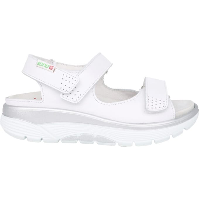 Mephisto Sano Norine - dames rollende wandelsandaal - wit - maat 42 (EU) 8 (UK)