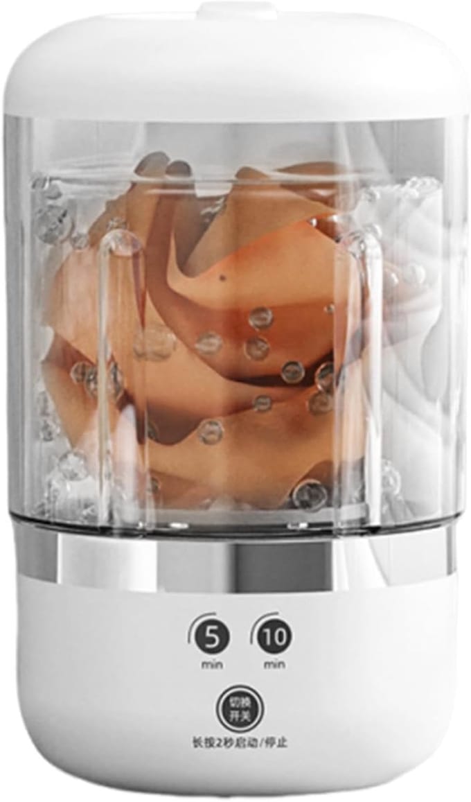 Kleine Wasmachine - Compacte Wasmachine - Dagelijks Gebruik - Draadloze Functionaliteit - 21.5 x 13.5 cm - Wit
