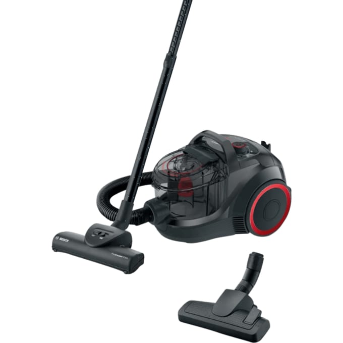 Bosch ProPower BGC21POW1 Serie 4 - Stofzuiger zonder zak - Zwart/Rood