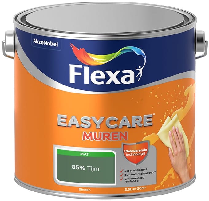 Flexa - Easycare Muren - 85% Tijm - Mengverf - 2,5 L
