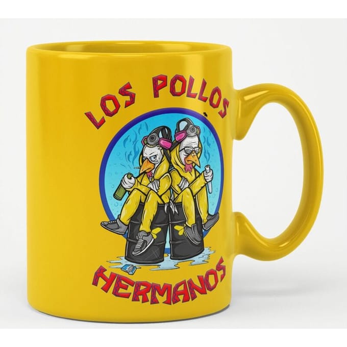 Breaking Bad Walter And Jesse Hermanos Unisex Kop - geel - Standard