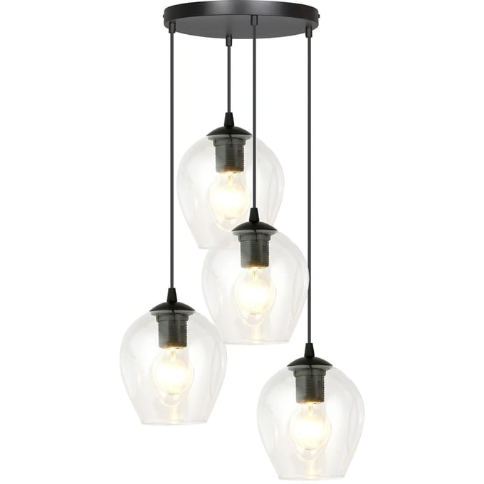 4-lichts hanglamp Noah rond | Loft46