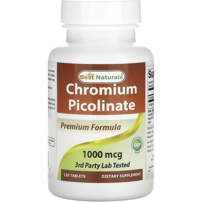 Chroompicolinaat, 1.000 mcg, 120 tabletten