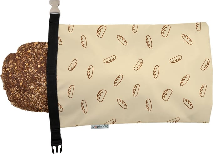 BrandNewCake Herbruikbare Broodzak Baguette motief 44x30cm