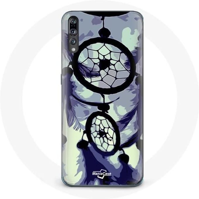 Case voor Samsung Galaxy P20 pro Dreamcatcher paars grijs en zwart