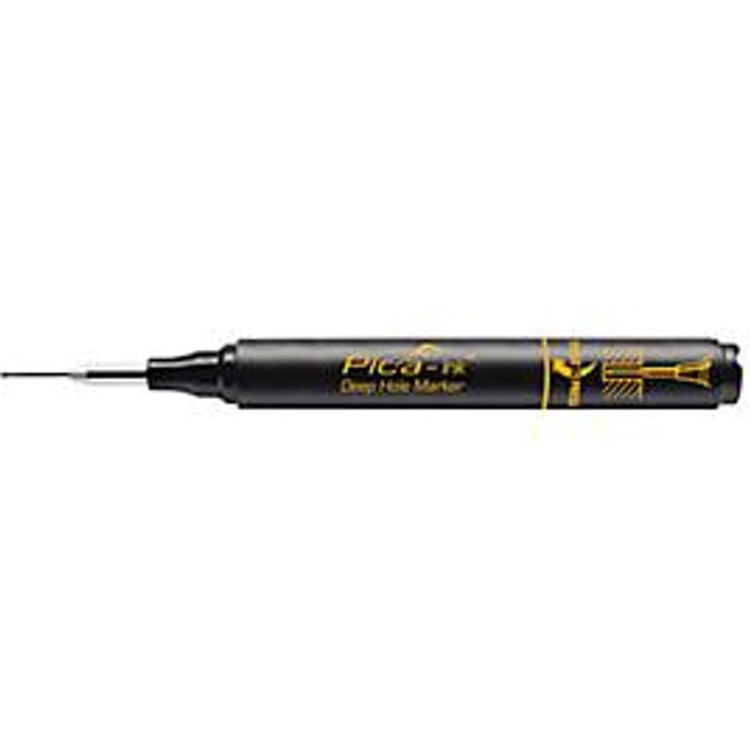 Pica Markeerstift 150/46 voor diepe gaten - permanent - Zwart