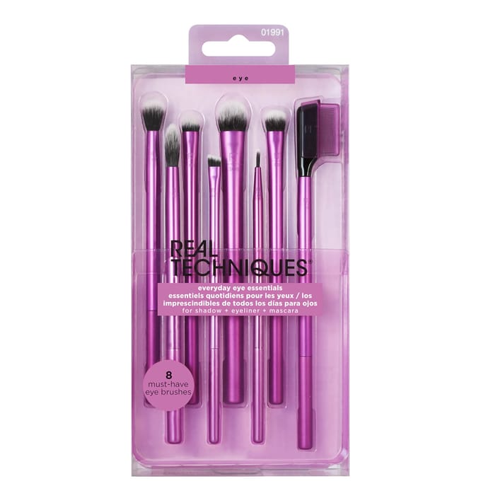Real Techniques Everyday Eye Essentials Brush Set 8 st