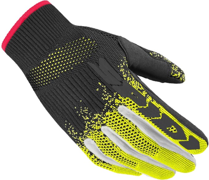 Spidi X-Knit Zwart Geel Fluo - Handschoen