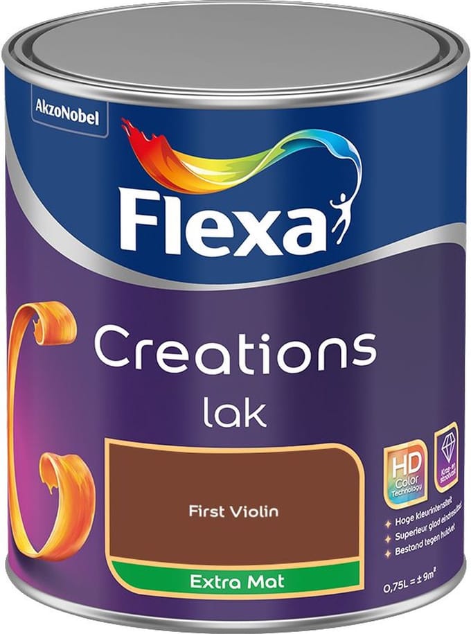 Flexa - Creations Lak Extra Mat - First Violin - Mengverf - 750 Ml