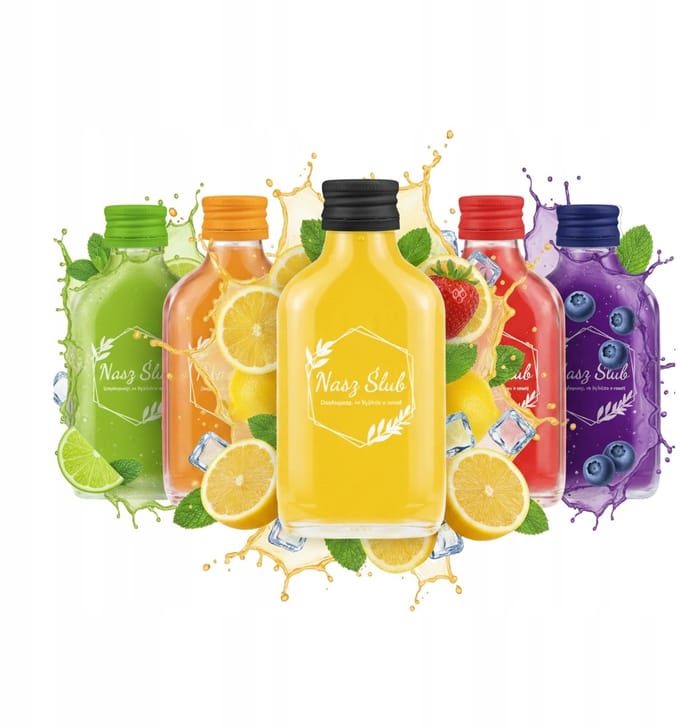 Bimberek - Drinkfles - 100ml - Bruiloft Thema - Glas