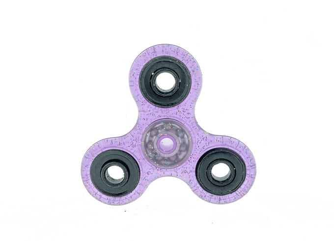 Extreme Spinner Glitter Paars - Stress Spinner 44 g