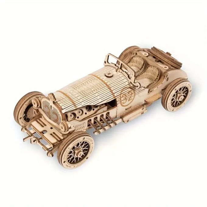Robotime Modelbouwpakket V8 Gp Car 19 X 8 Cm Hout 220-delig