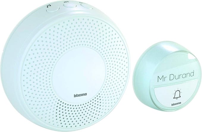 Bticino 393016D deurbelset, plug in comfort, wit