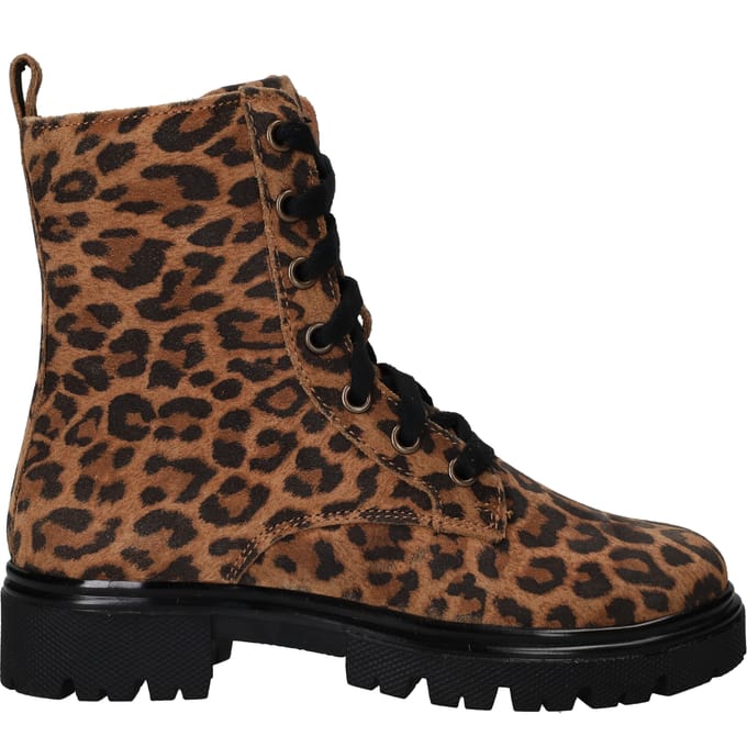 IK-KE Veterboots - Meisjes - Bruin - Maat:33