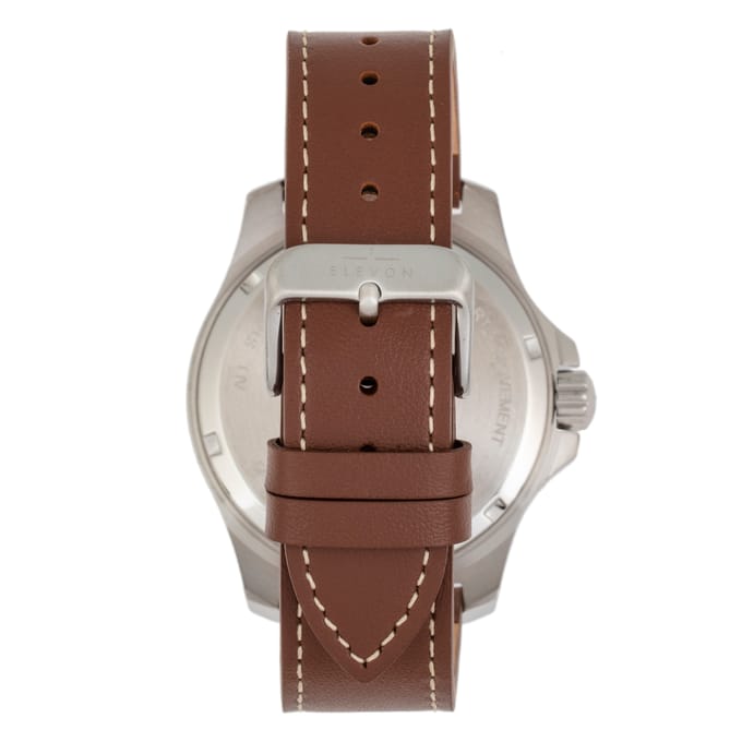 Elevon Aviator horloge met leren band en datum