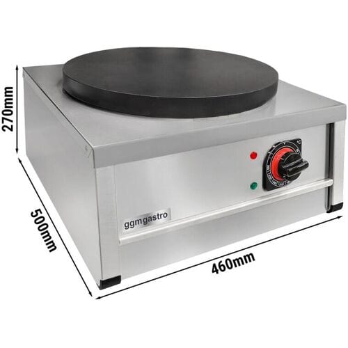 GGM Gastro Crêpes-Gerät - Ø 400mm Zilver