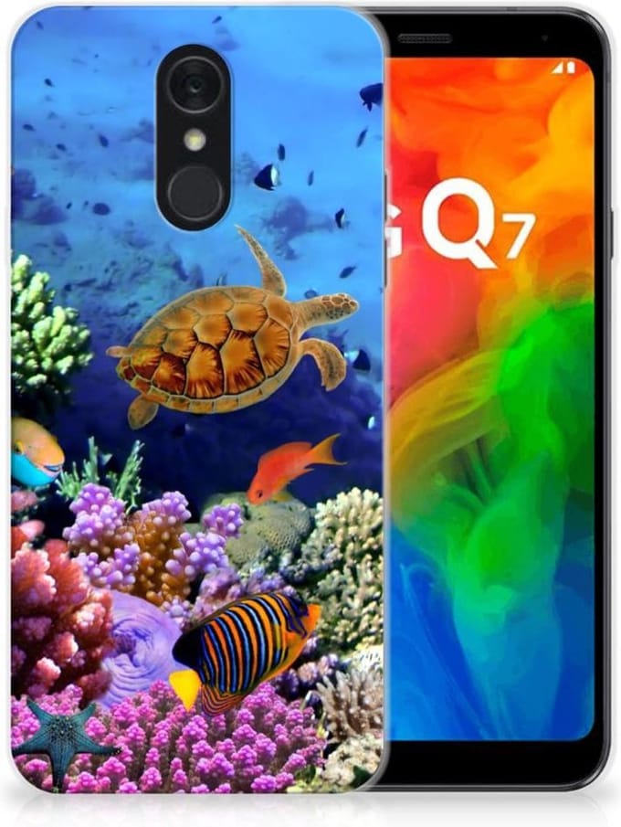 LG Q7 TPU Hoesje Vissen