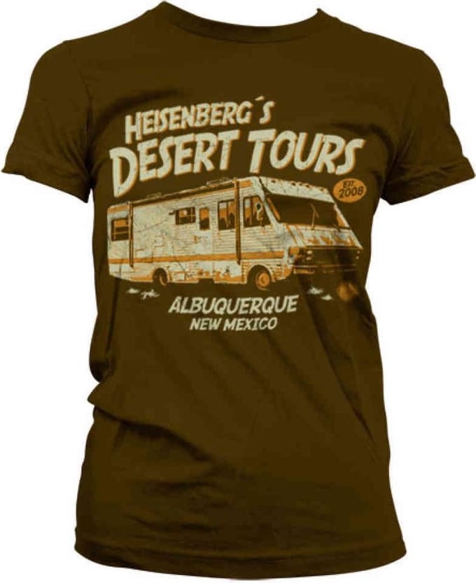 Breaking Bad Dames Tshirt -M- Heisenberg's Desert Tours Bruin
