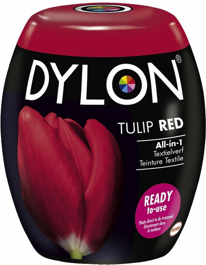 Dylon Textielverf Red Tulip - 3 x 350 gr - Voordeelverpakking
