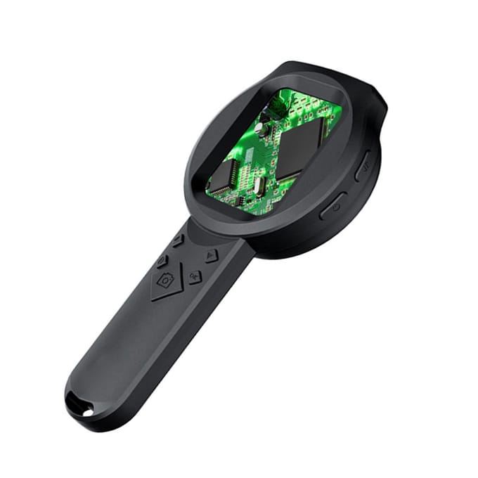 Loupe numérique portable 2,8 pouces écran IPS portable 2MP 1000X loupe avec lumière 4 boutons de zoom 12 langues