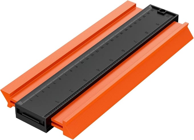 Contourmeter - Meetgereedschap - Houtbewerking - Precisie Meting - 27 cm - Rood