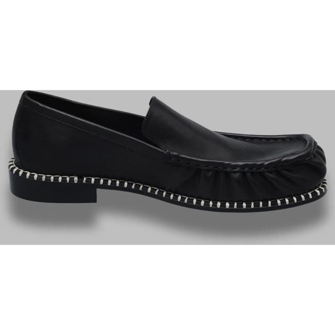 lederen loafers