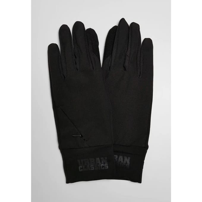 Urban Classics Handschoenen - Performance Gloves Logo Cuff - zwart
