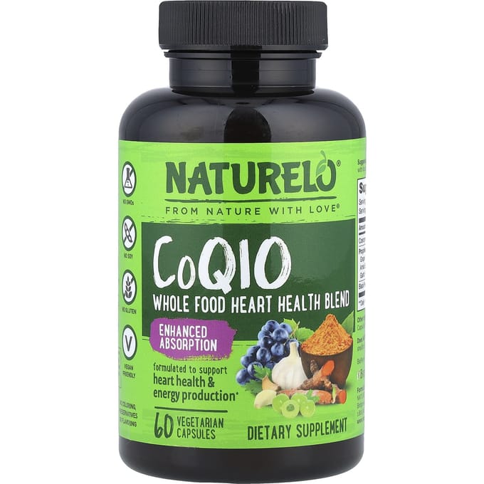 NATURELO, CoQ10, 60 Veggie Capsules