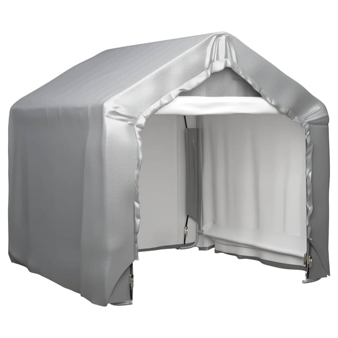 vidaXL - Opslagtent - 180x180 - cm - gegalvaniseerd - staal - grijs